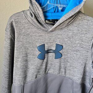 Under Armour Storm Hoodie with Blue Logo - Men Size Small